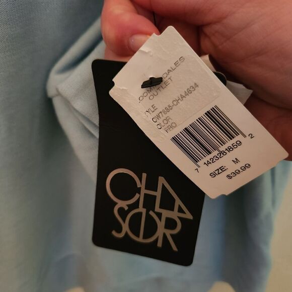 Chaser Cropped Drawstring Long Sleeve Hooded Sweatshirt Size Medium - Picture 6 of 7